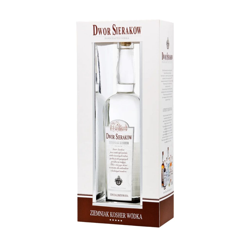 Wódka Dwór Sieraków Ziemniak Kosher w pudełku 40% 700 ml