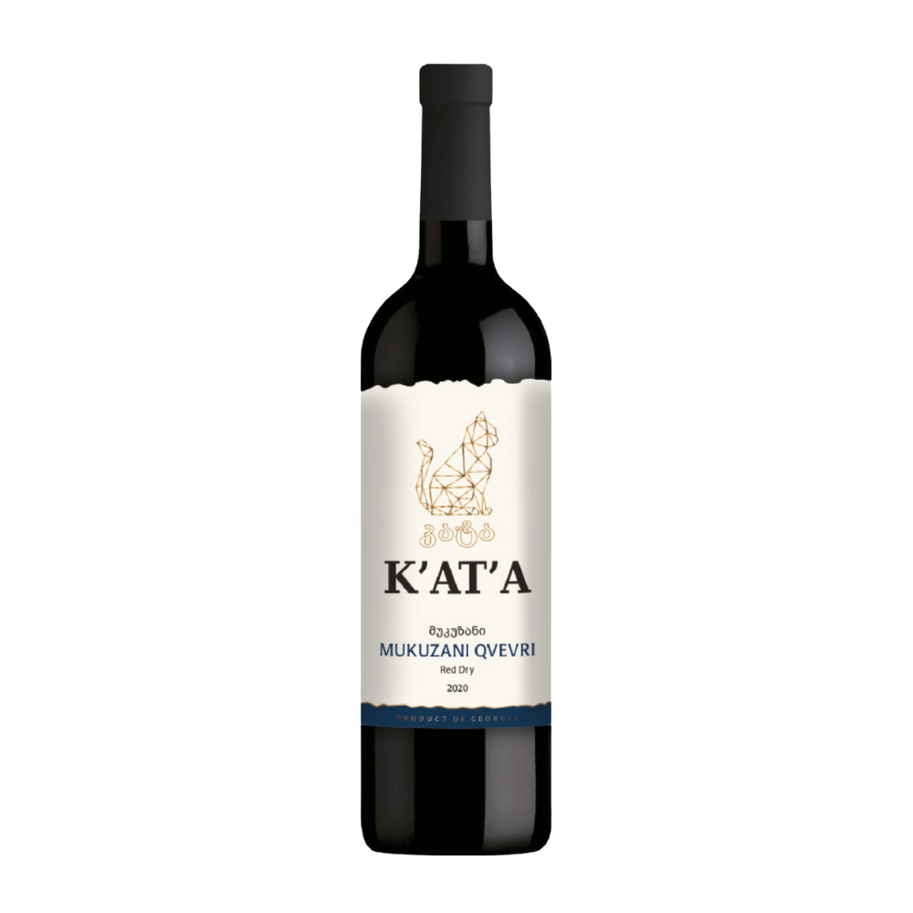 Wino K’AT’A Mukuzani Qvevri 13% czerwone wytrawne 750 ml