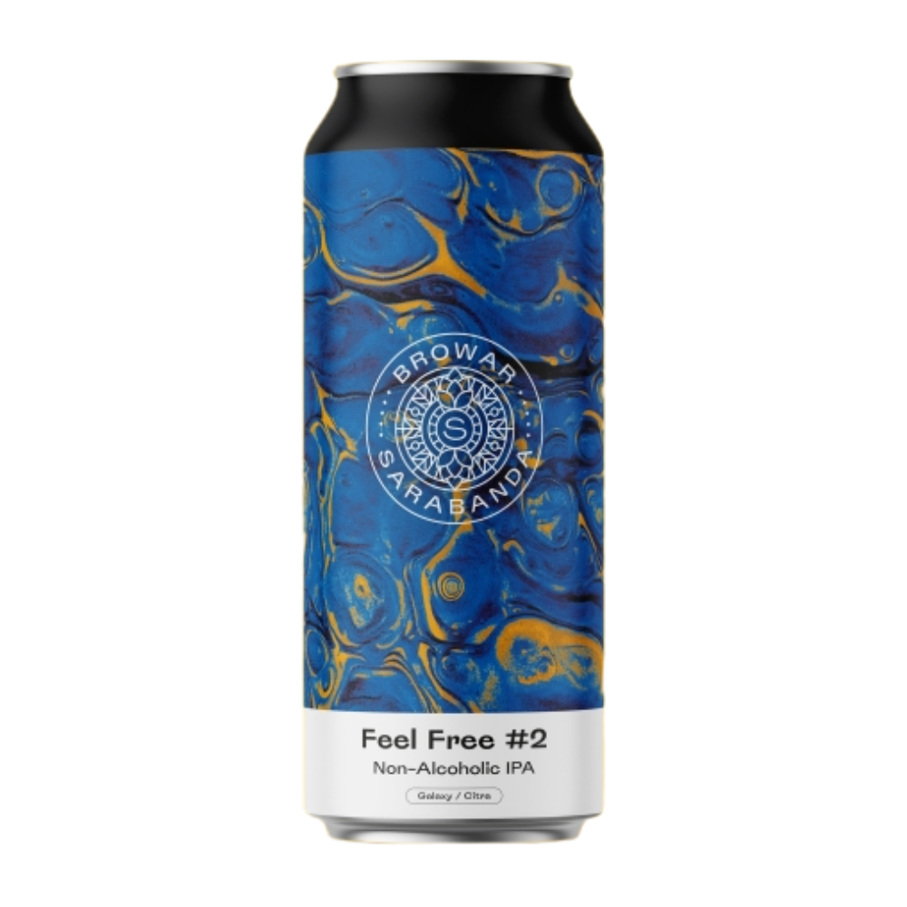 Piwo Sarabanda Feel Free #2 Alcohol Free IPA 0% 500 ml Puszka