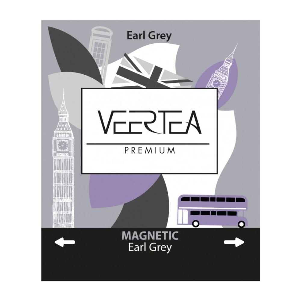 Herbata Veertea Premium Magnetic Earl Grey czarna 500 saszetek