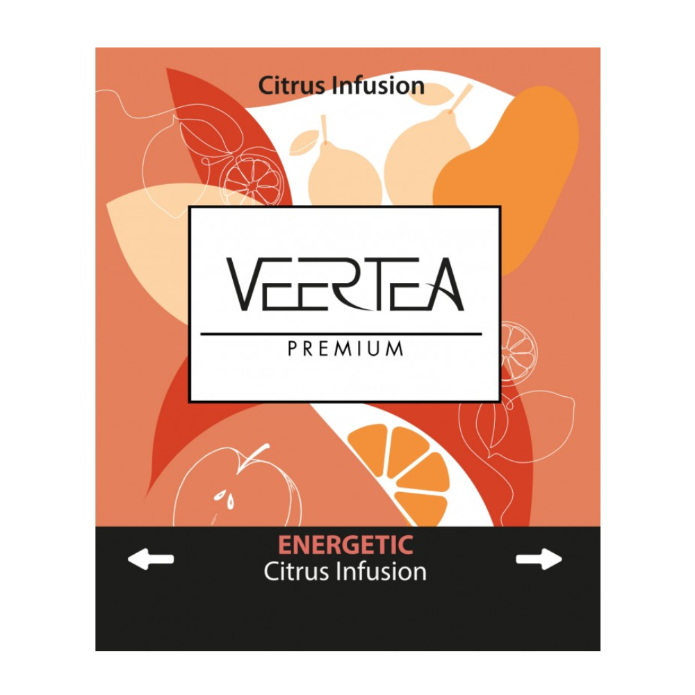Herbata Veertea Premium Energetic Citrus 500 saszetek