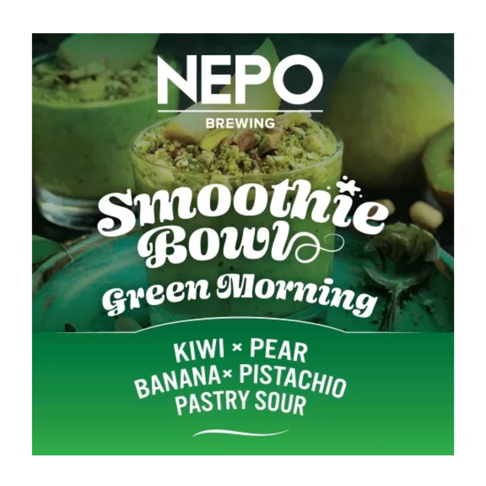 Piwo Smoothie Bowl Green Morning Kiwi Pear Banana Pistachio Pastry Sour 5,1% 30 l keg