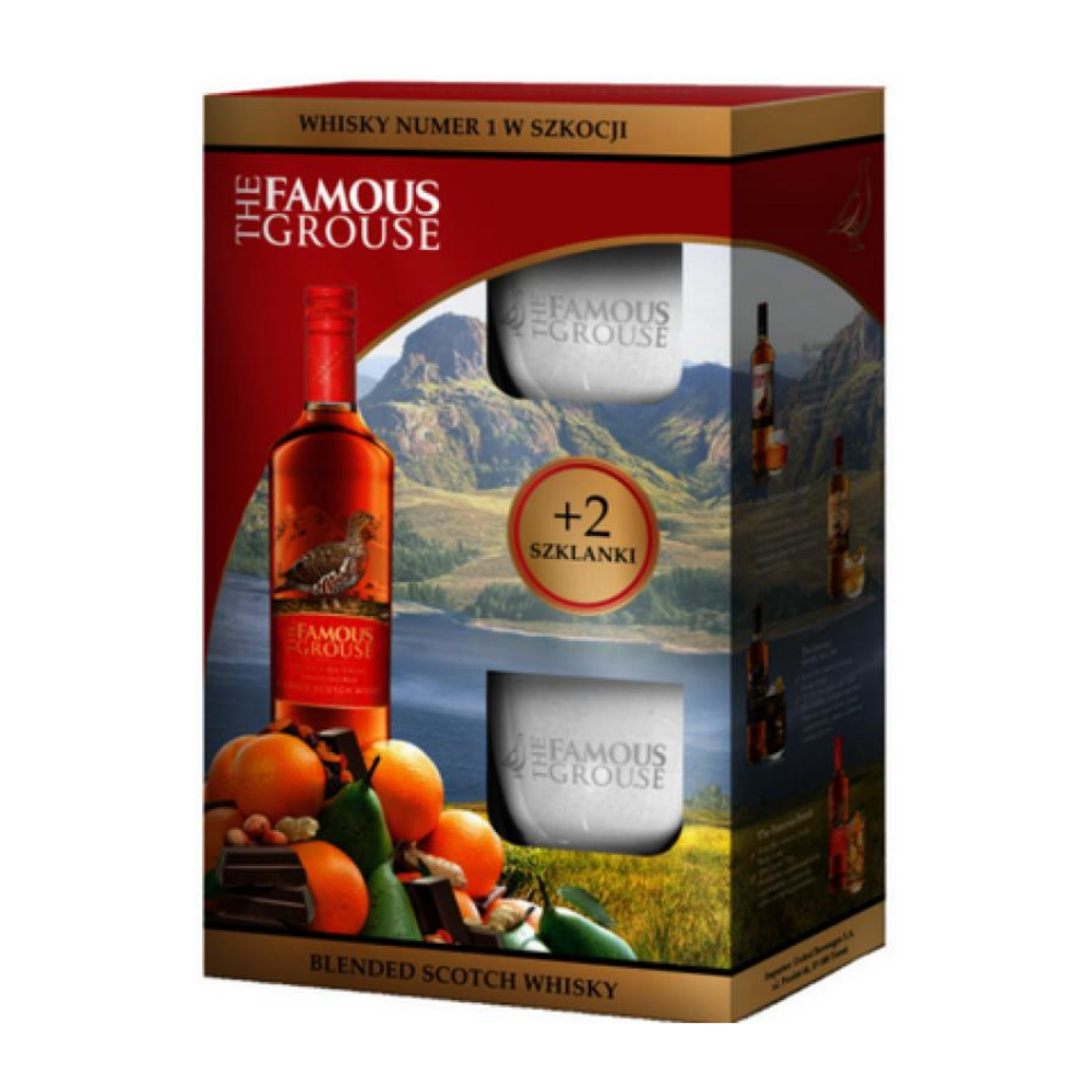 Whisky The Famous Grouse Sherry Cask 40% 700 ml + 2 szklanki