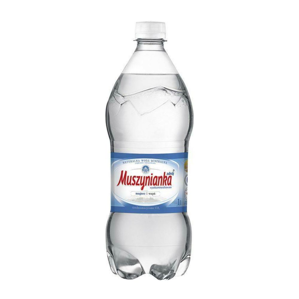 Woda Muszynianka gazowana 1000 ml PET