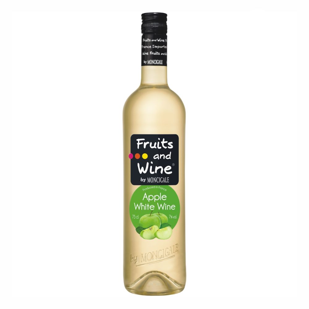 Wino Fruits & Wine White Apple 7% białe półsłodkie 750 ml