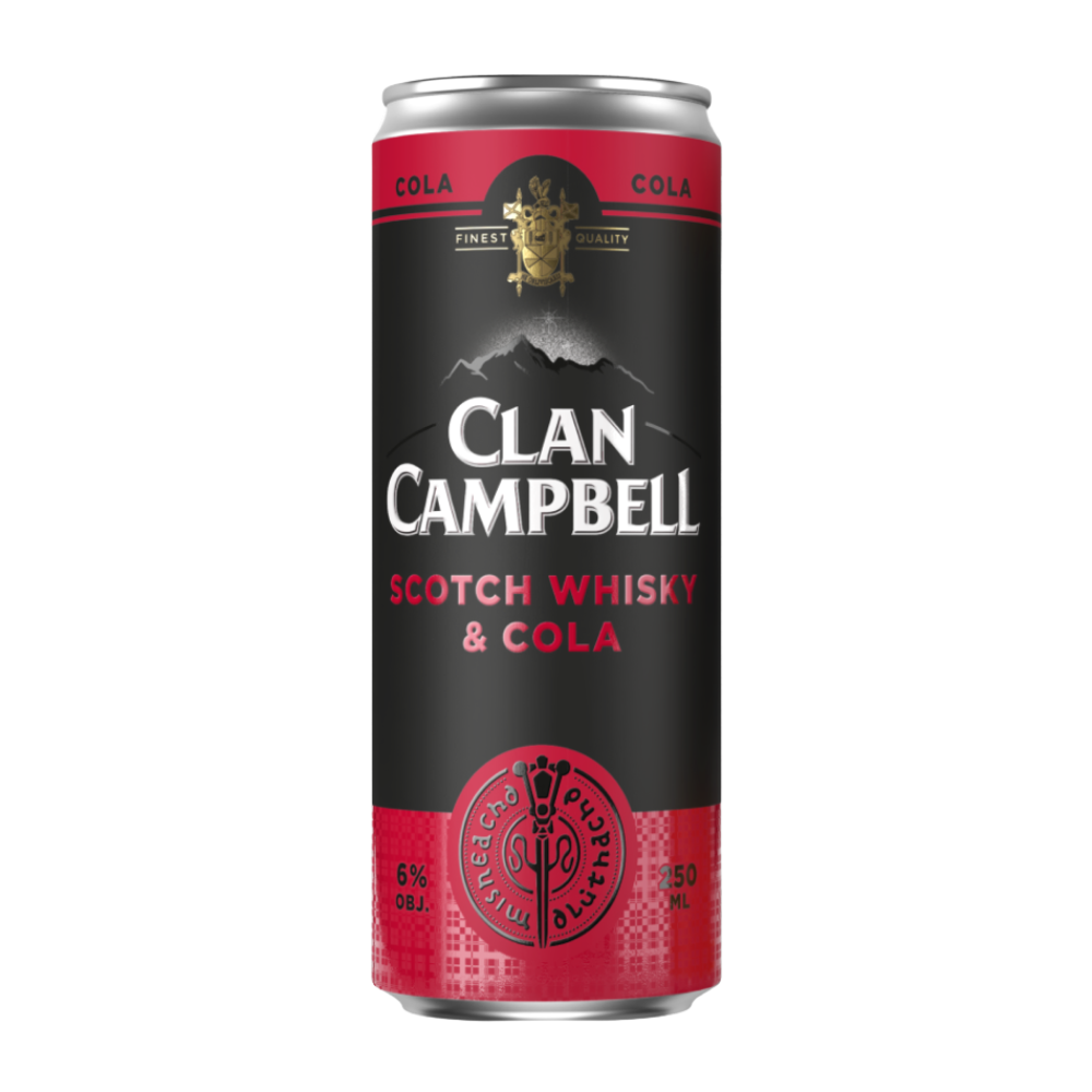 RTD Clan Campbell Scotch Whisky & Cola 6% 250 ml puszka