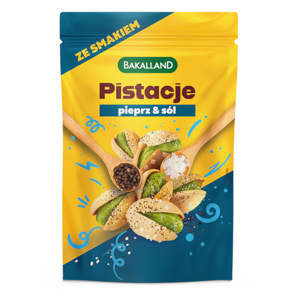 Przekąski Bakalland Pistacje prażone Salt & Pepper 170 g