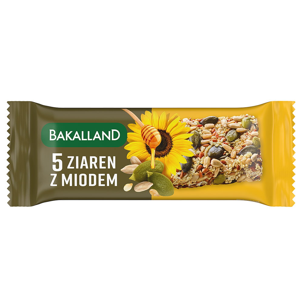 Baton Bakalland BA! 5 ziaren z miodem 40 g