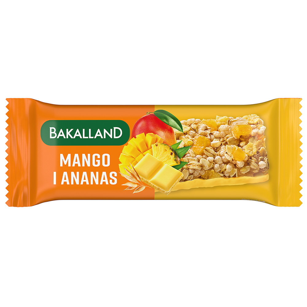 Przekąska Bakalland Baton Musli Mango i Ananas 40 g