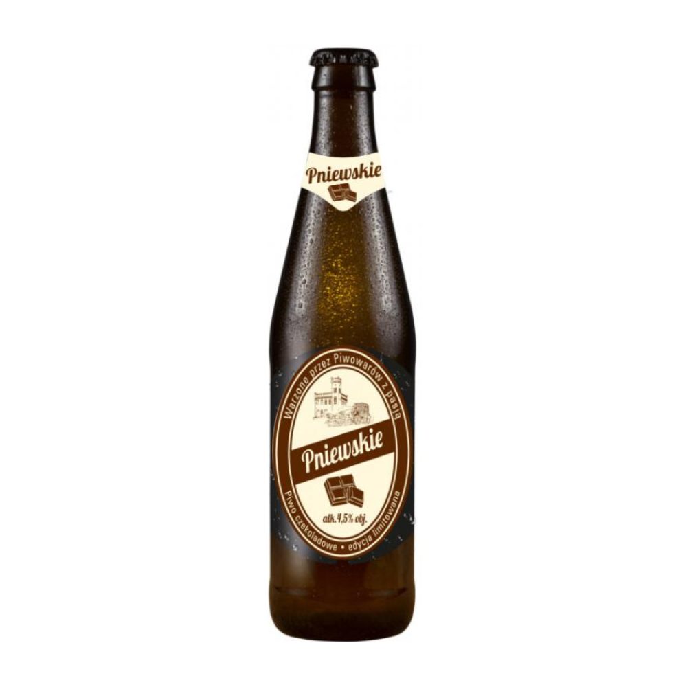 Piwo Pniewskie Czekoladowe 4,5% 500 ml