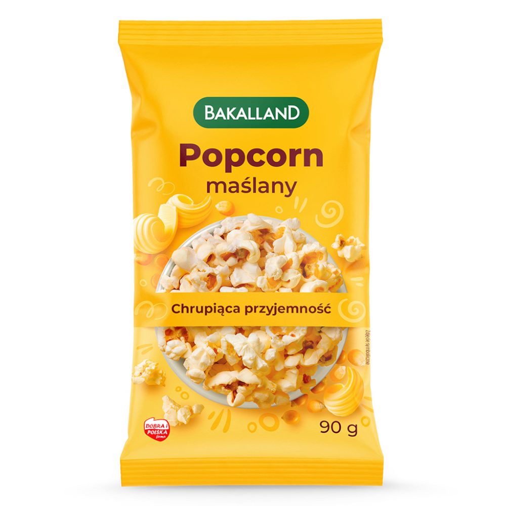 Przekąska Bakalland Popcorn Maślany 90 g