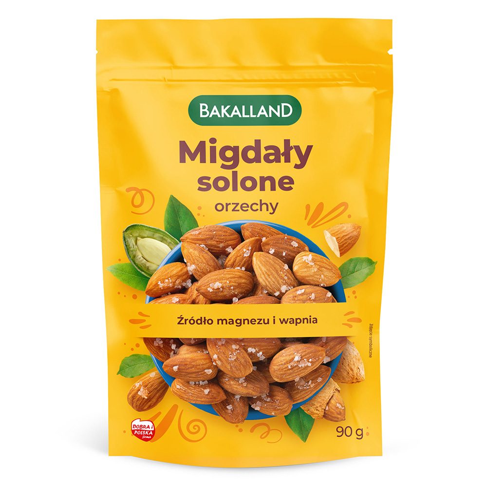 Przekąska Bakalland Migdał lekko solony 90 g