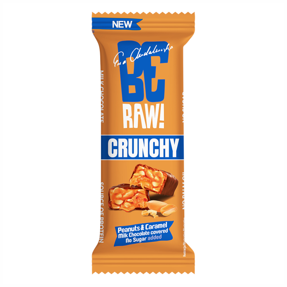 Baton BeRAW! Baton Crunchy Peanuts & Caramel 40 g