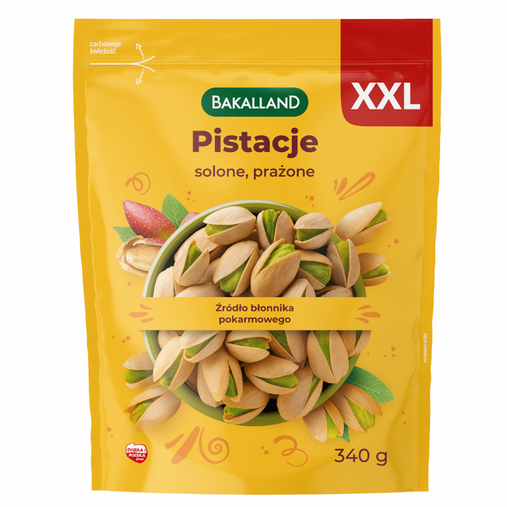 Przekąska Bakalland Pistacja prażone 340 g