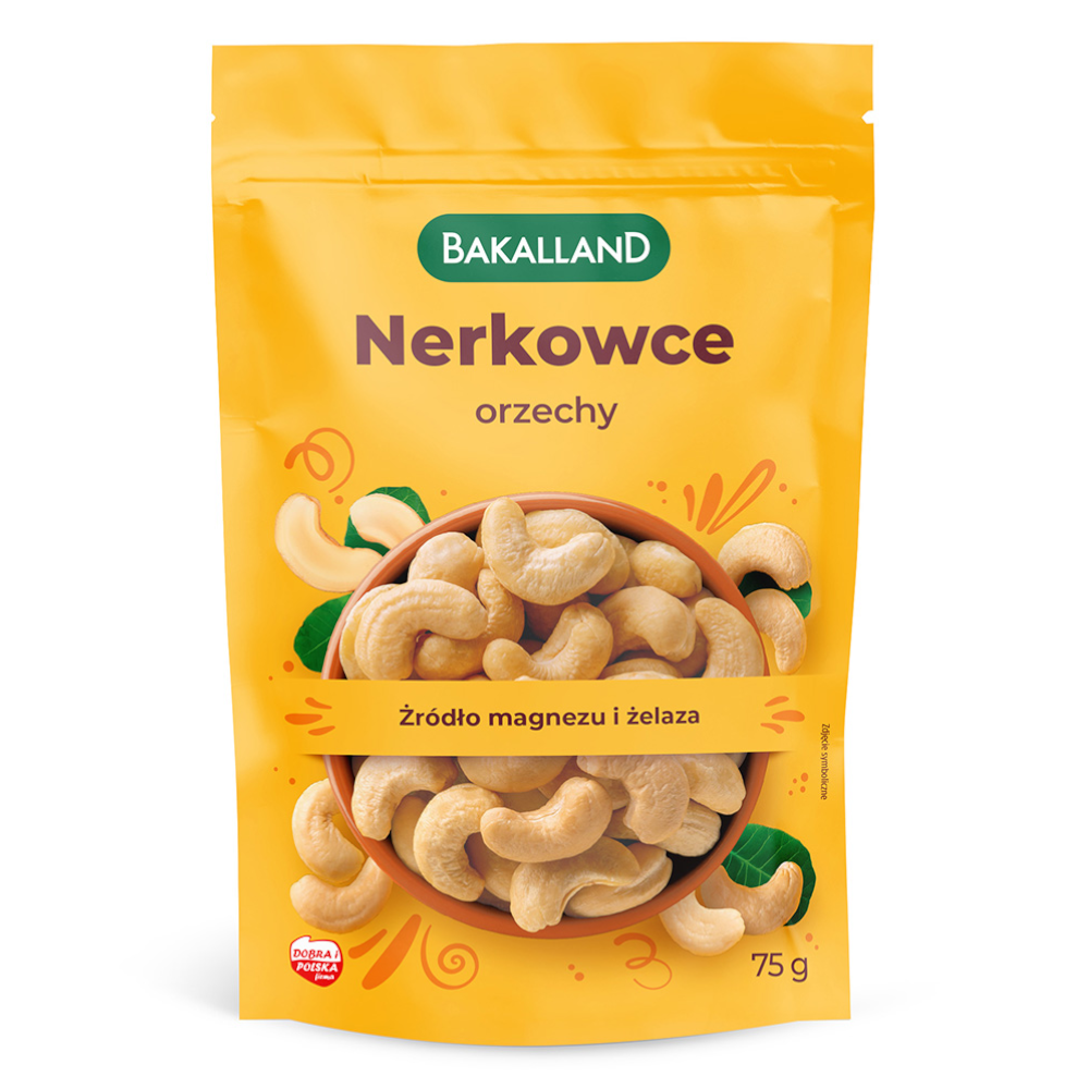 Przekąska Bakalland Orzechy nerkowca 75 g