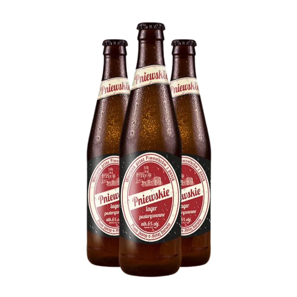 Piwo  Pniewskie Lager 6% 500 ml