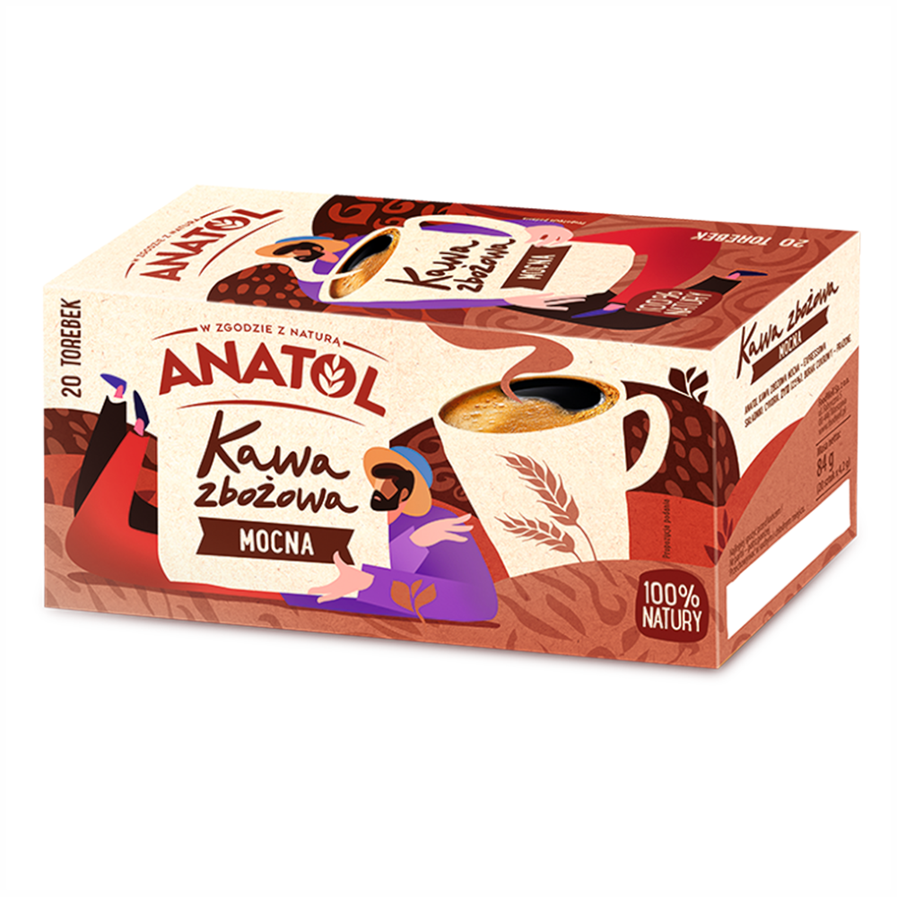 Kawa Anatol mocna expressowa kawa zbożowa 84 g