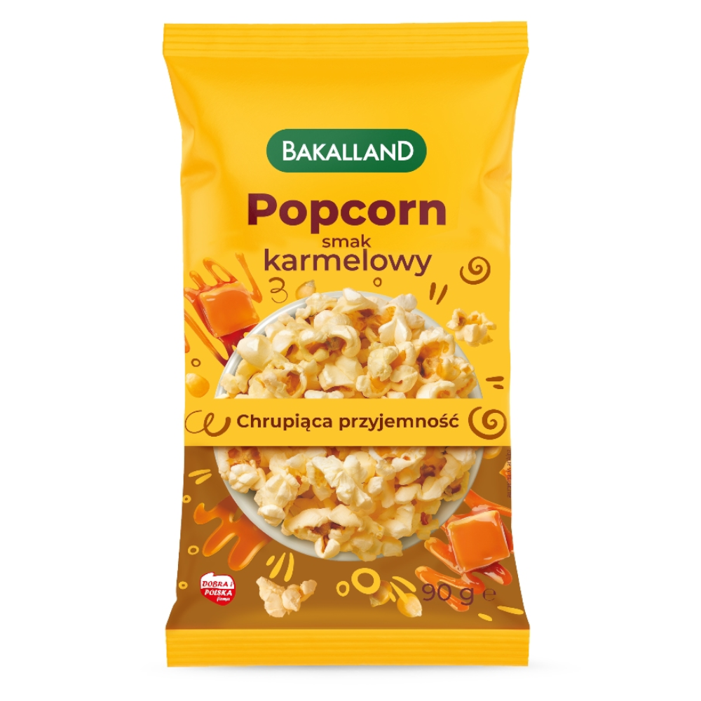 Przekąska Bakalland Popcorn karmelowy 90 g