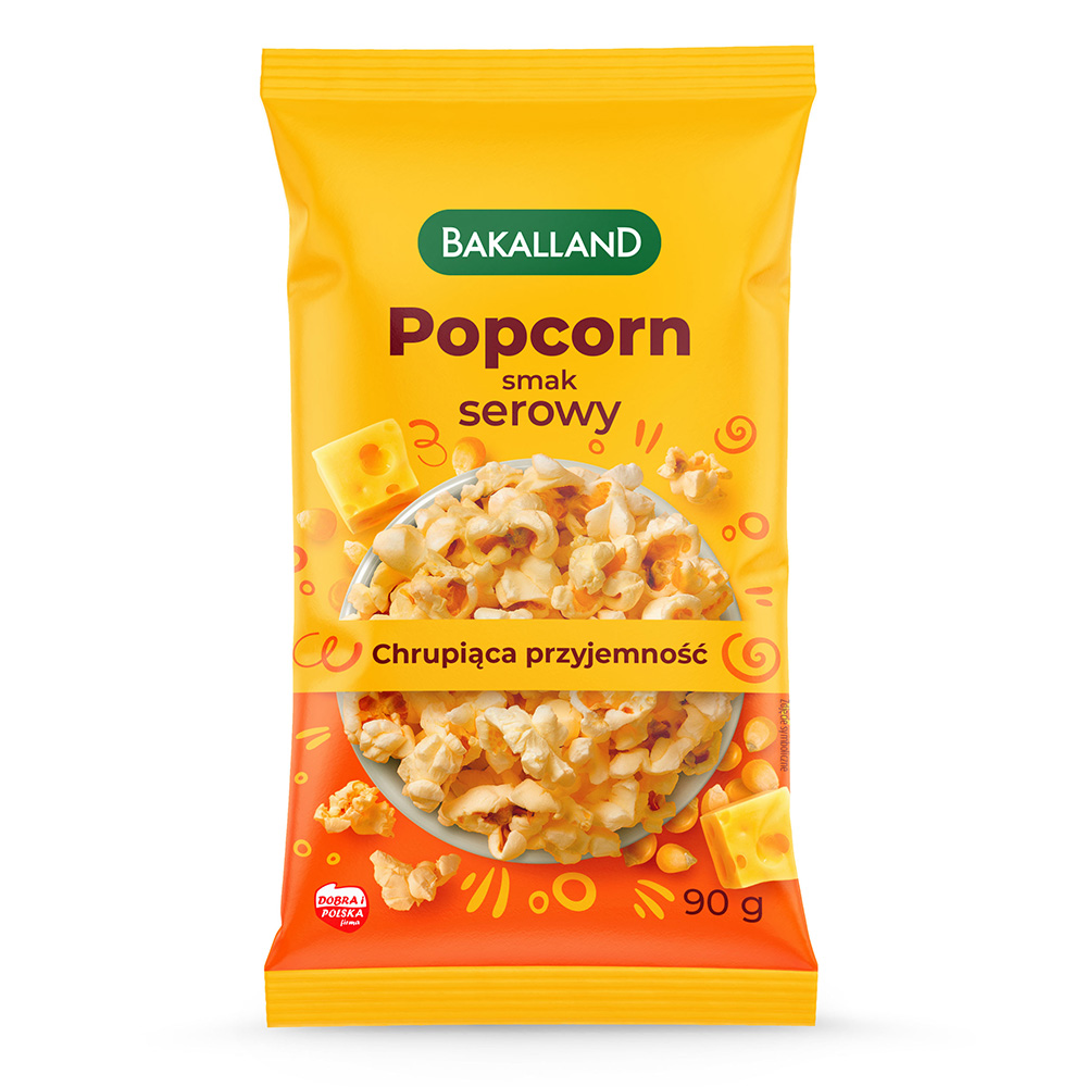 Przekąska Bakalland Popcorn Serowy 90 g