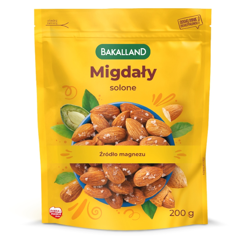 Przekąska Bakalland Migdał lekko solony 200 g