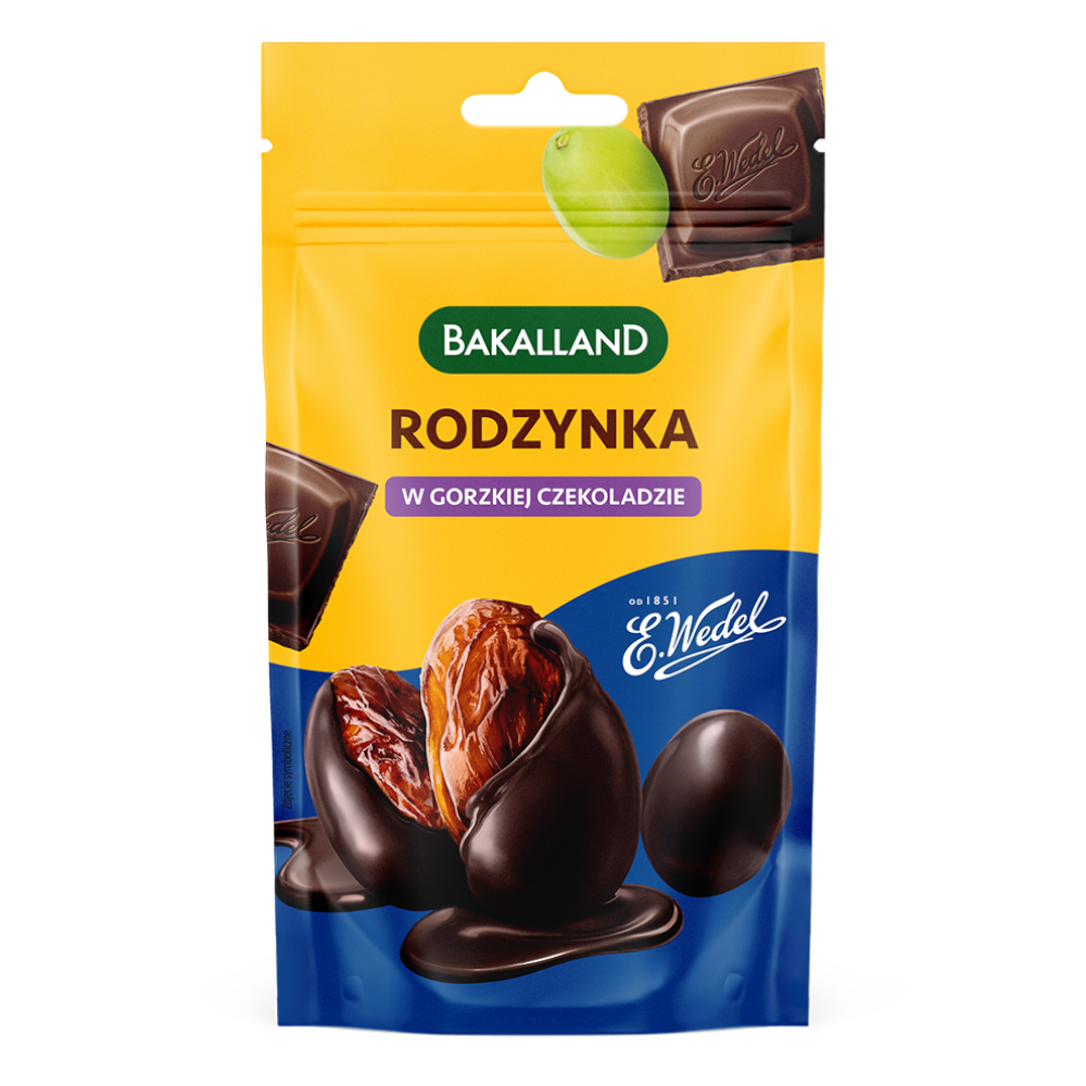Przekąska Bakalland Rodzynki w gorzkiej czekoladzie 62 g