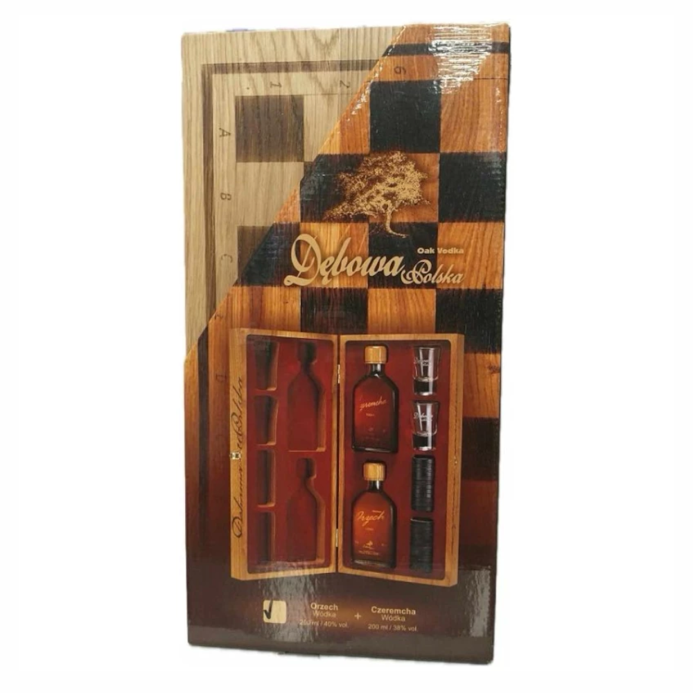 Wódka Dębowa Warcaby 40% 2 x 200 ml