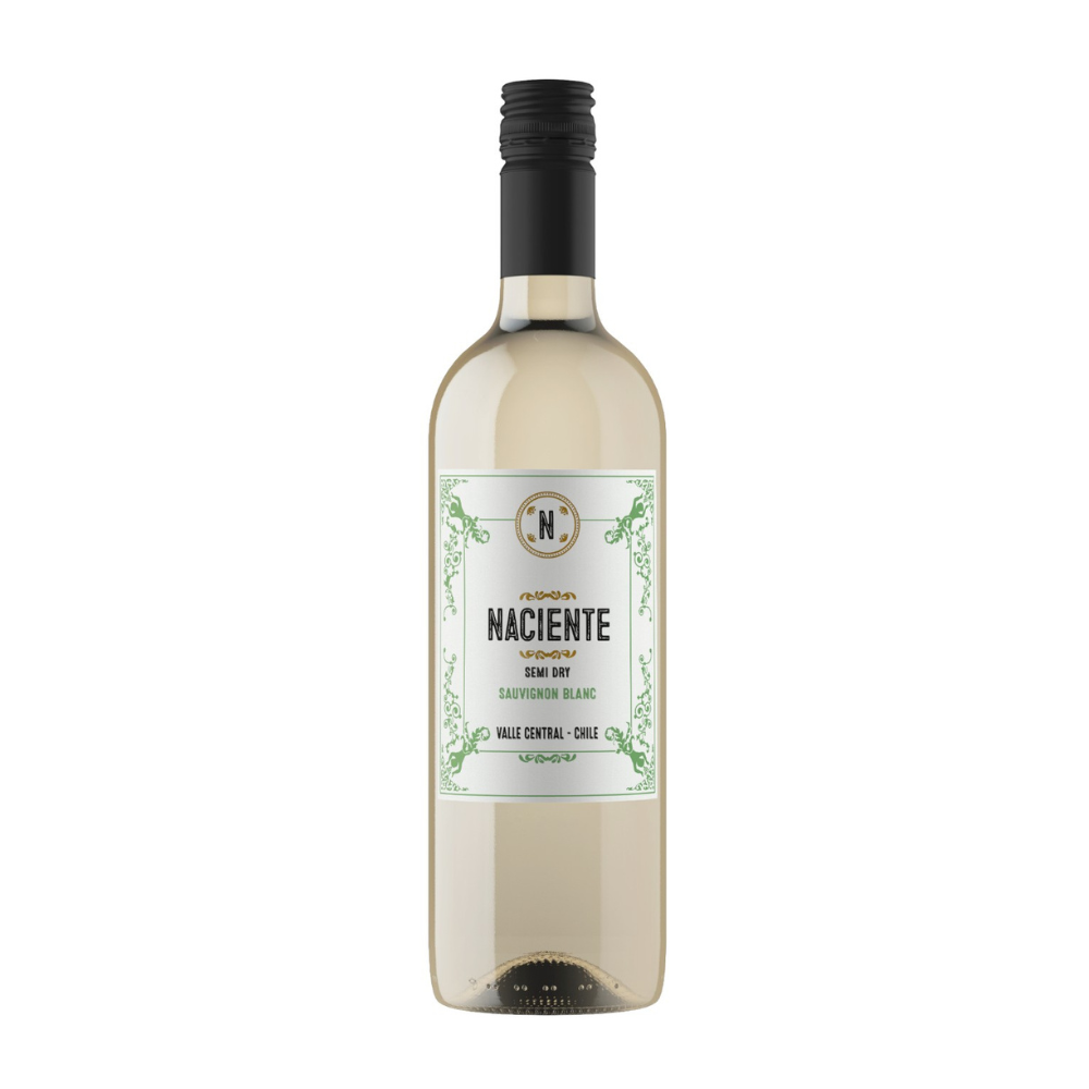 Wino Naciente Sauvignon Blanc Semi Dry 12,5% białe półwytrawne 750 ml