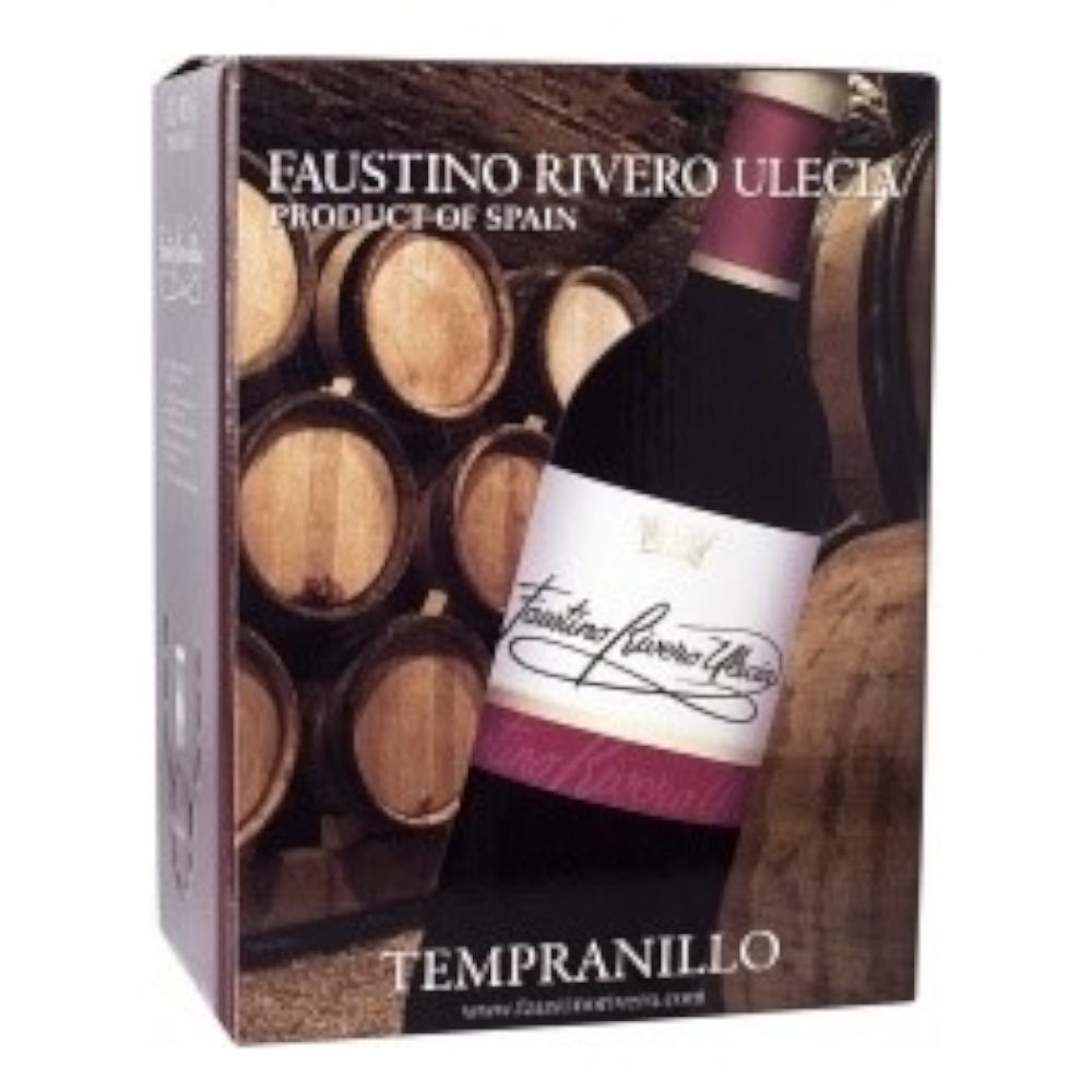 Wino Faustino Tinto Tempranillo karton BiB 11,5% czerwone wytrawne 5 L