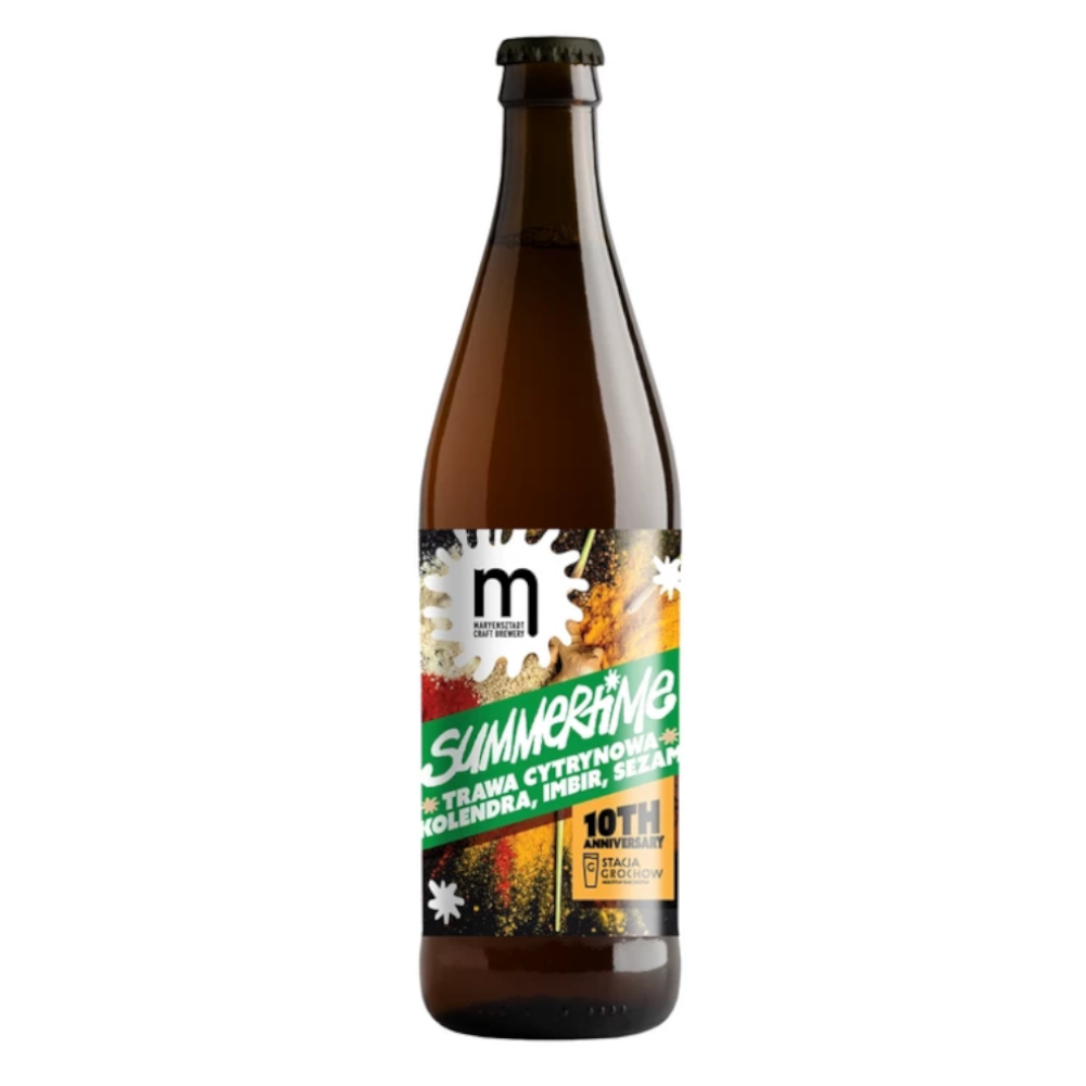 Piwo Maryensztadt: Summertime Gose Trawa cytrynowa, Kolendra, Imbir, Sezam 3% 500 ml
