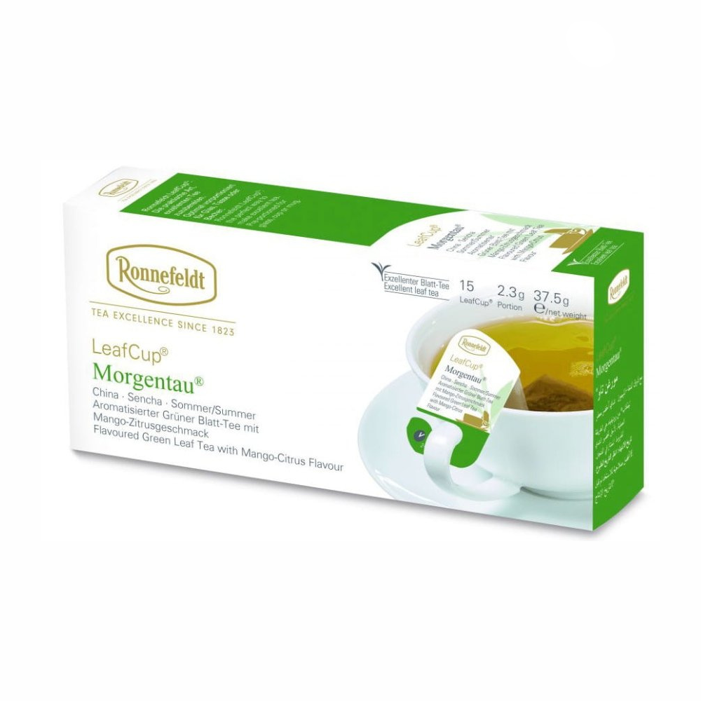 Herbata Ronnefeldt Tea Caddy Morgentau Zielona Aromatyzowana Lato, Torebka 20 x 3,9 g