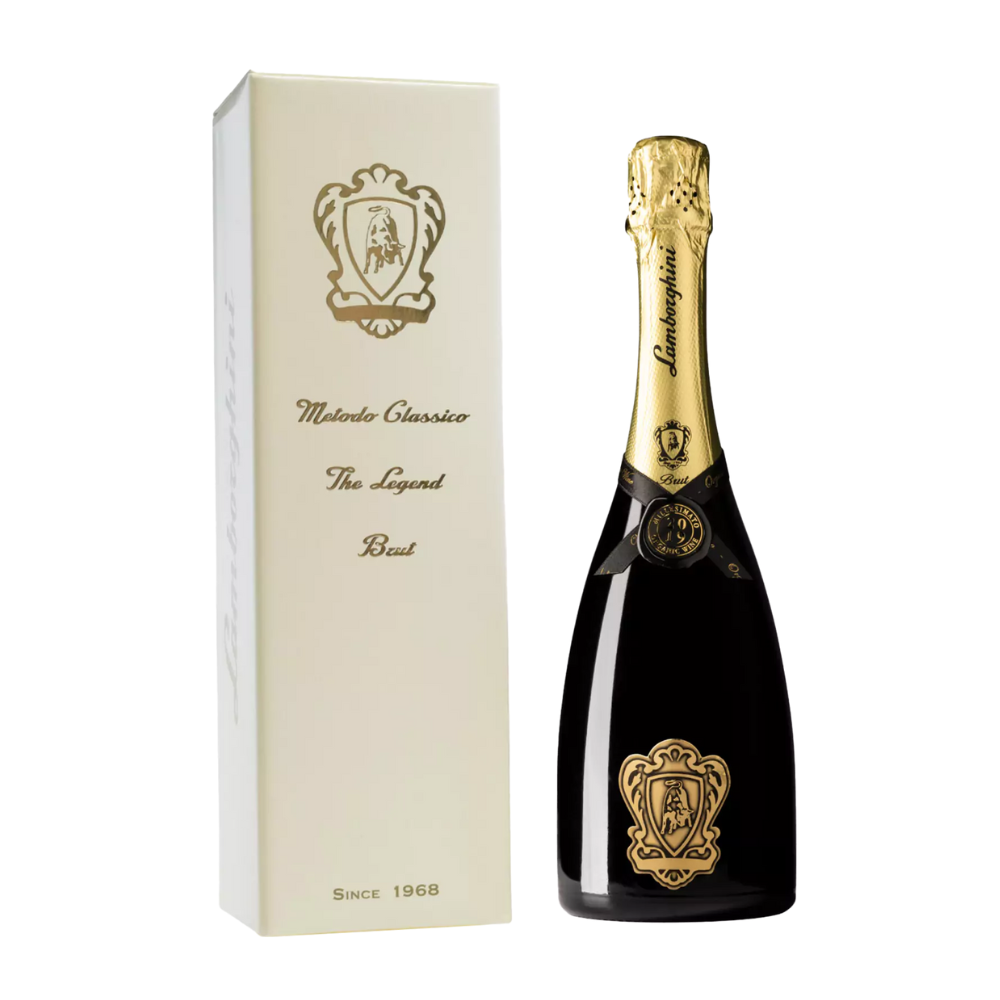 Wino Lamborghini Metodo Classico Brut Millesimato Bio 12,5% białe wytrawne 750 ml kartonik