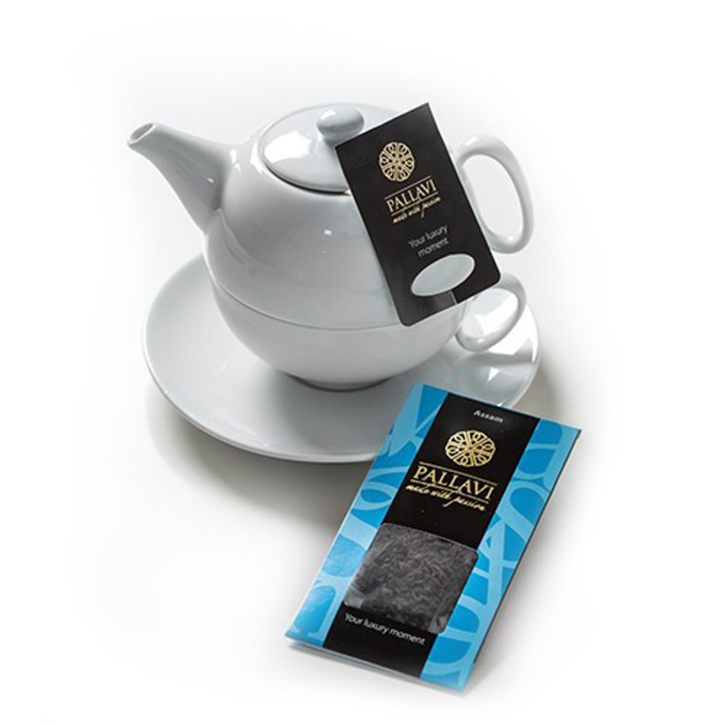 PALLAVI Assam na dzbanek - herbata czarna w podłużnych saszetkach -20 torebek 4,5g