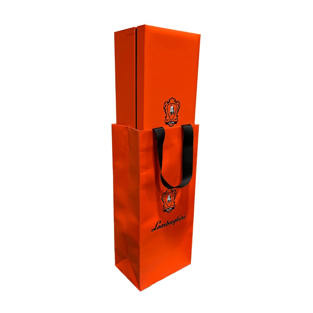 Pudełko Lamborghini Orange Premium Box + bag (pasujce do win musujcych i win serii LUXE)