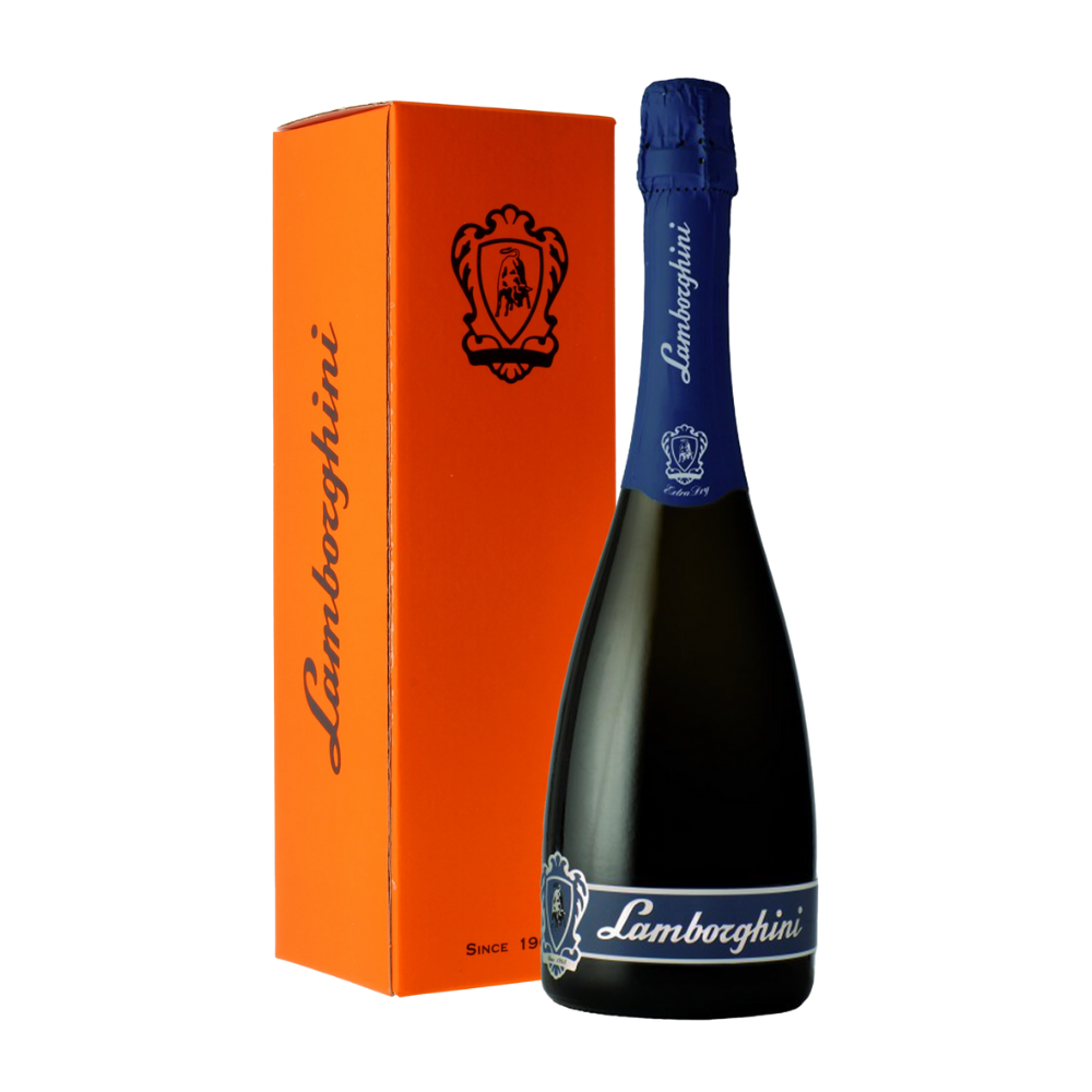 Wino musujące Lamborghini Extra Dry Prosecco D.O.C. Treviso 11% białe wytrawne 750 ml kartonik
