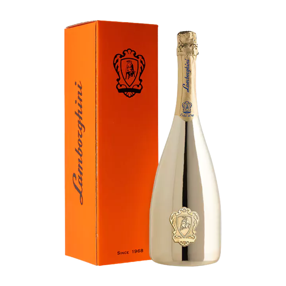 Wino Lamborghini Extra Dry Prosecco D.O.C. Treviso Gold 11% białe półwytrawne 750 ml kartonik