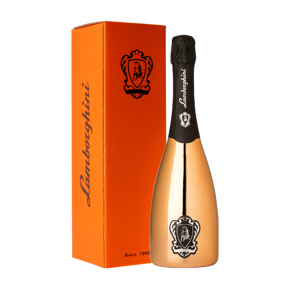 Wino musujące Lamborghini Extra Dry Prosecco D.O.C. Treviso Bronze11% białe wytrawne 750 ml kartonik