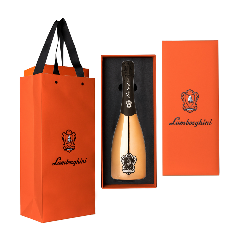 Wino musujące Lamborghini Extra Dry Prosecco D.O.C. Treviso Bronze11% białe wytrawne 750 ml premium box