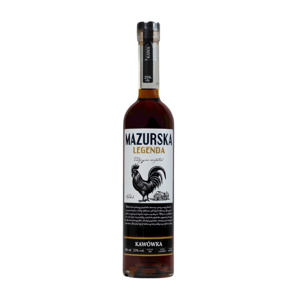 Wódka Mazurska Legenda Kawówka 25% 500 ml