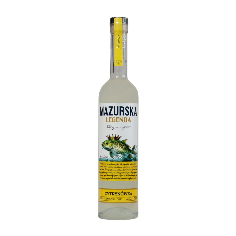 Wódka Mazurska Legenda Cytrynówka 30% 500 ml