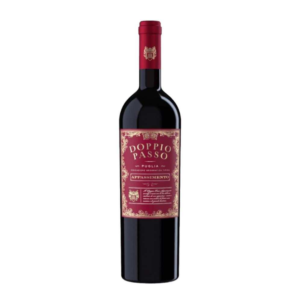 Wino Doppio Passo Appassimento Rosso Puglia IGT 14,5% czerwone półwytrawne 750 ml
