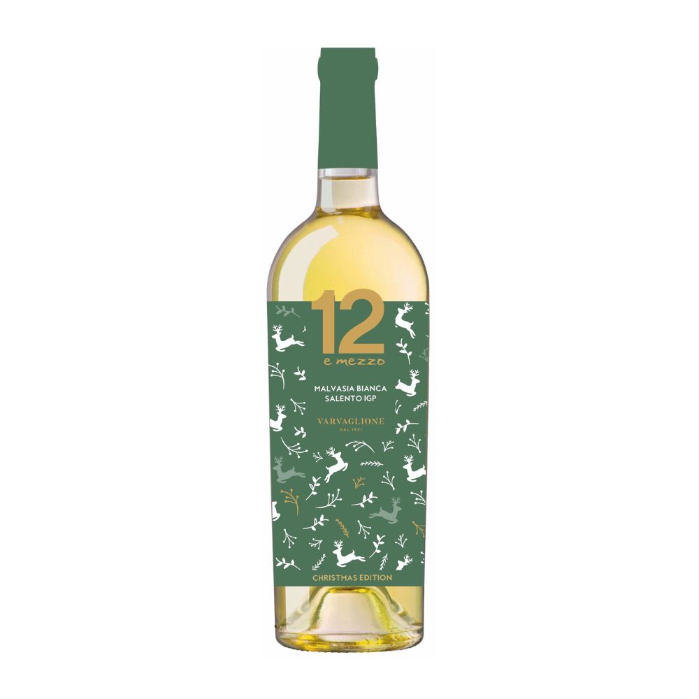 Wino 12 e Mezzo Xmas Malvasia Bianca del Salento 12,5% białe wytrawne 750 ml