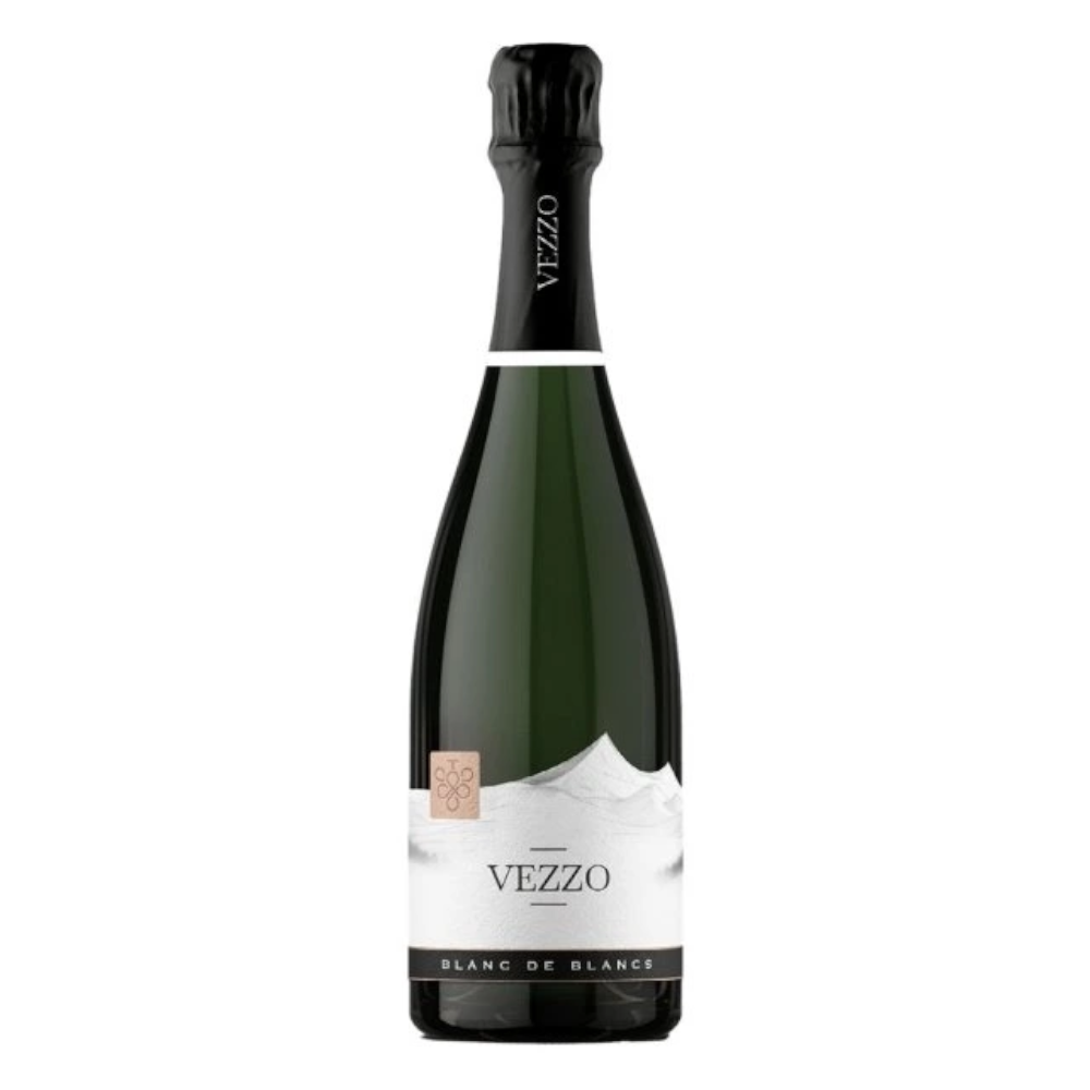 Wino Musujące Vezzo Spumante Brut Blanc de Blancs 10,5% białe wytrawne 750 ml