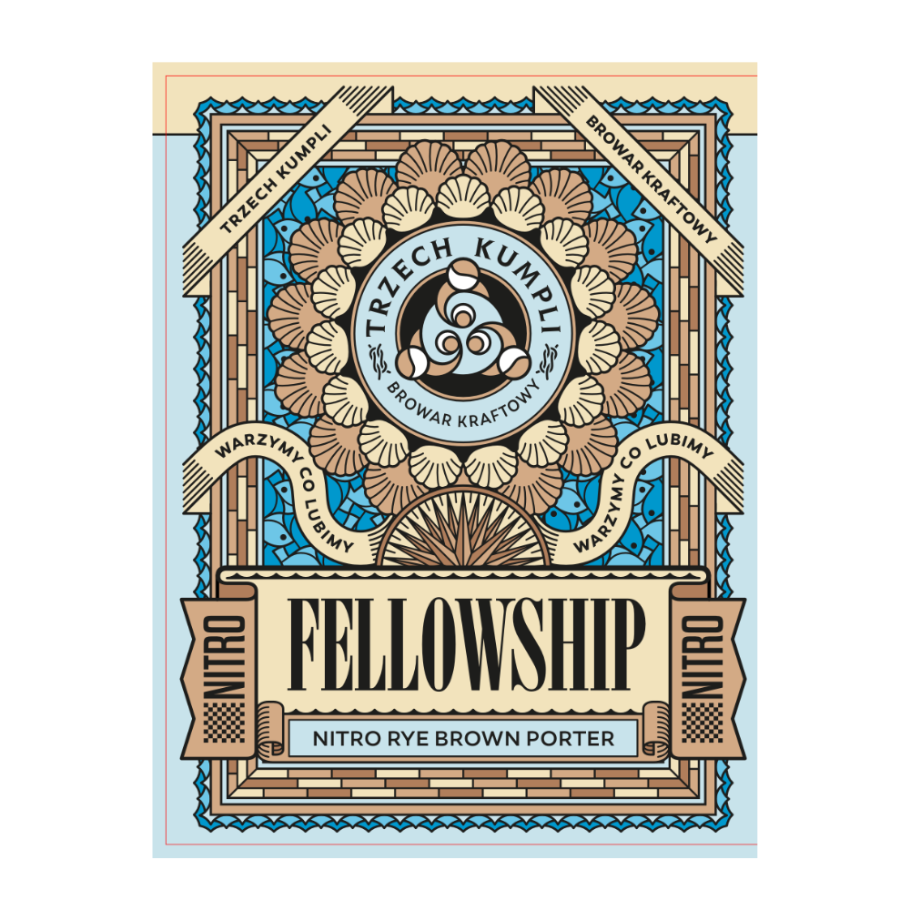 Piwo Trzech Kumpli Fellowship Nitro Rye Brown Porter 5,4% 30 l keg