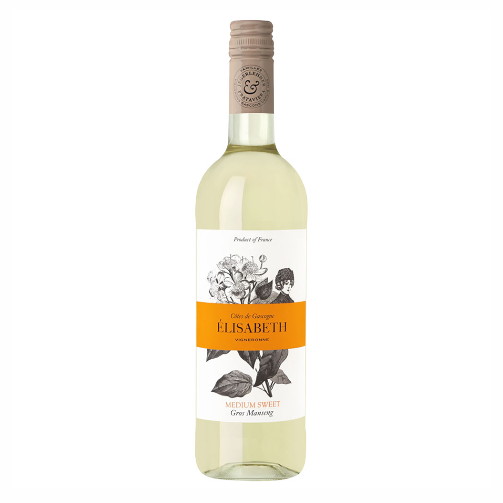Wino Elisabeth Gros Manseng 12% białe słodkie 750 ml
