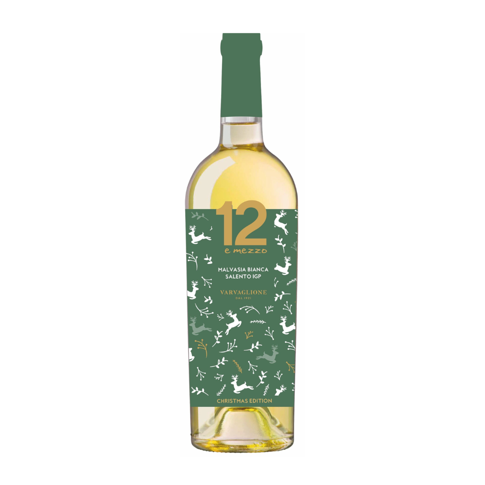 Wino 12 e Mezzo Xmas Malvasia Bianca del Salento 12,5% białe wytrawne 750 ml