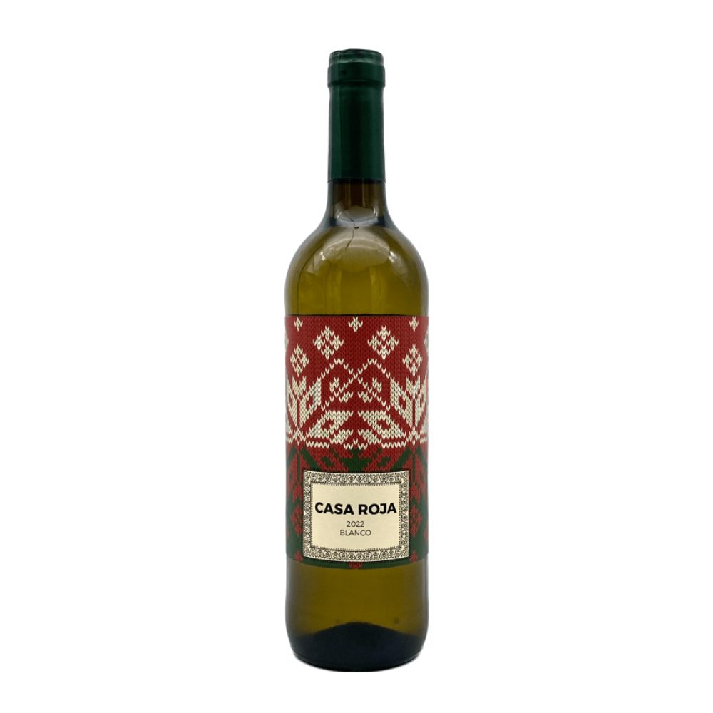 Wino Casa Roja Viura Christmas Sweater 12% białe wytrawne 750 ml