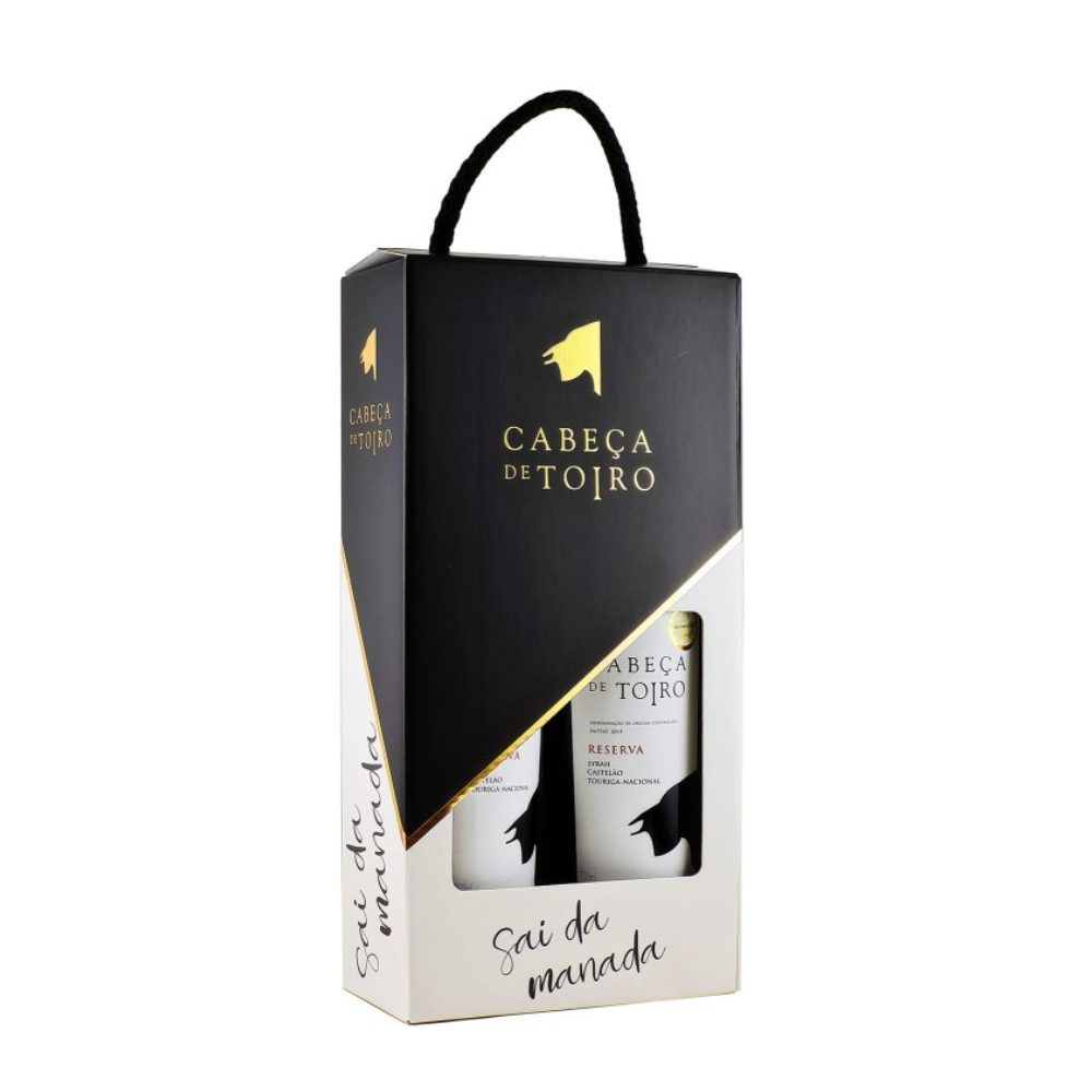 Wino Cabeca de Toiro Reserva Tinto 13,5% czerwone wytrawne 2 x 750 ml gift box