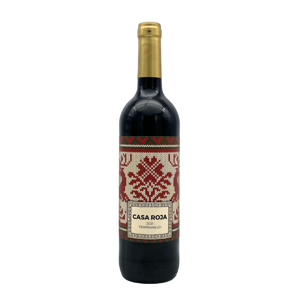 Wino Casa Roja Tempranillo Christmas Sweater 13% czerwone wytrawne 750 ml
