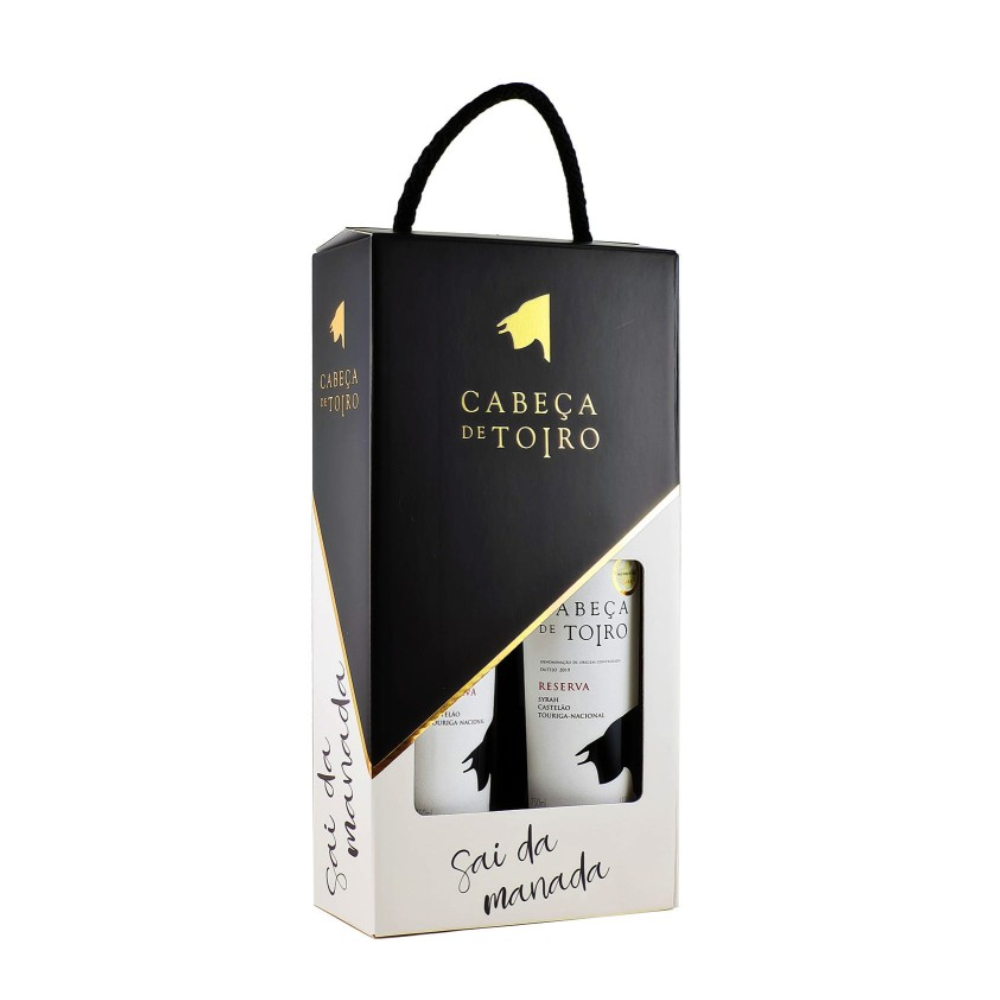 Wino Cabeca de Toiro Reserva Tinto 13,5% czerwone wytrawne 2 x 750 ml gift box