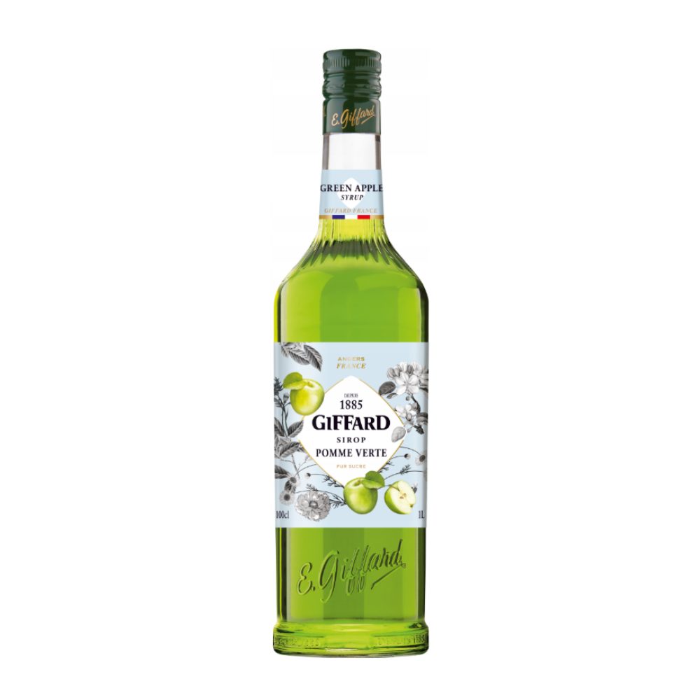 Syrop Giffard Zielone Jabłko (Green Apple) 1000 ml